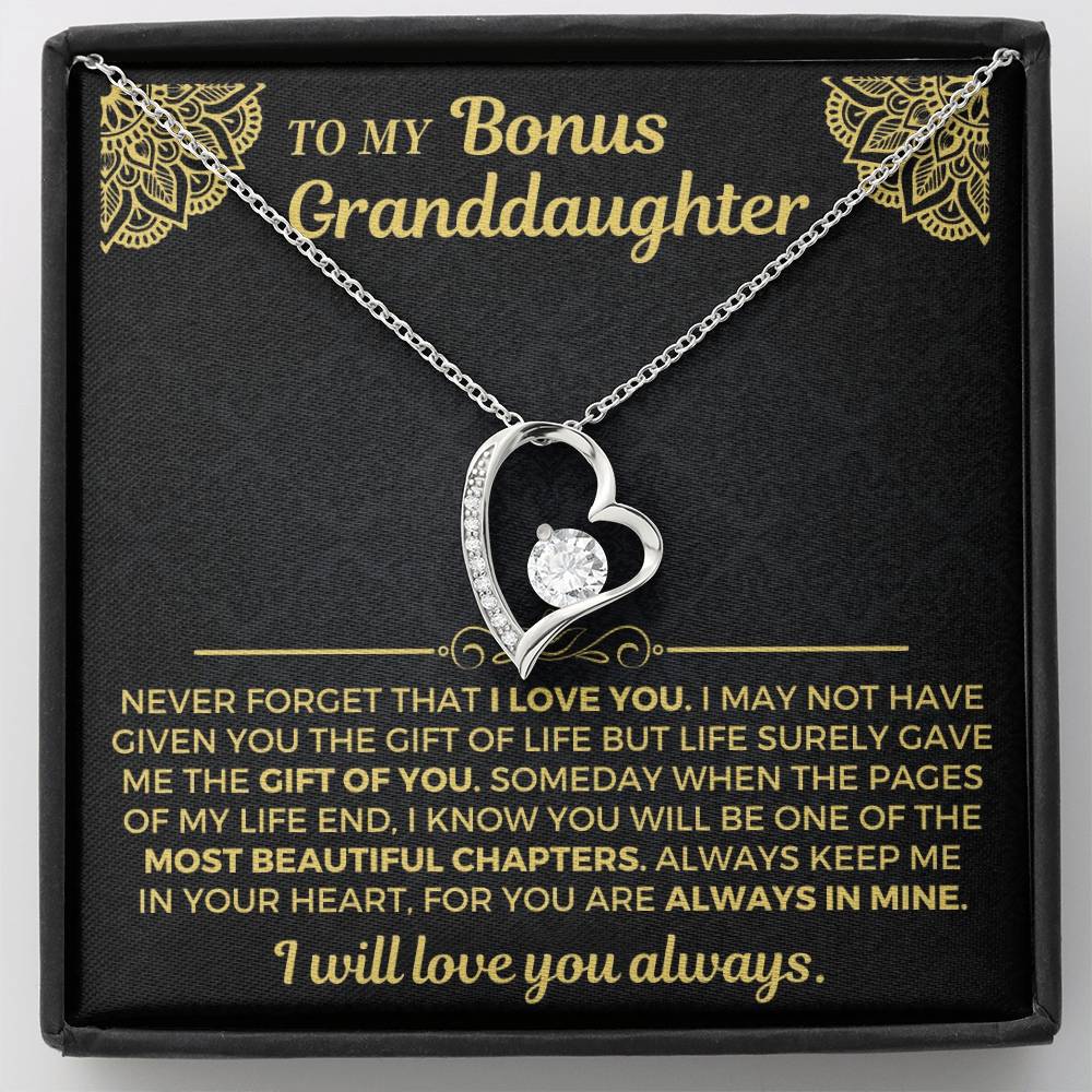 To My Bonus Granddaughter - Forever Love Gift Set - SS558BG
