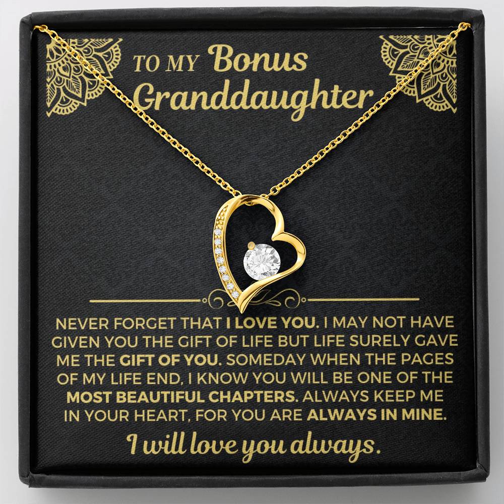 To My Bonus Granddaughter - Forever Love Gift Set - SS558BG