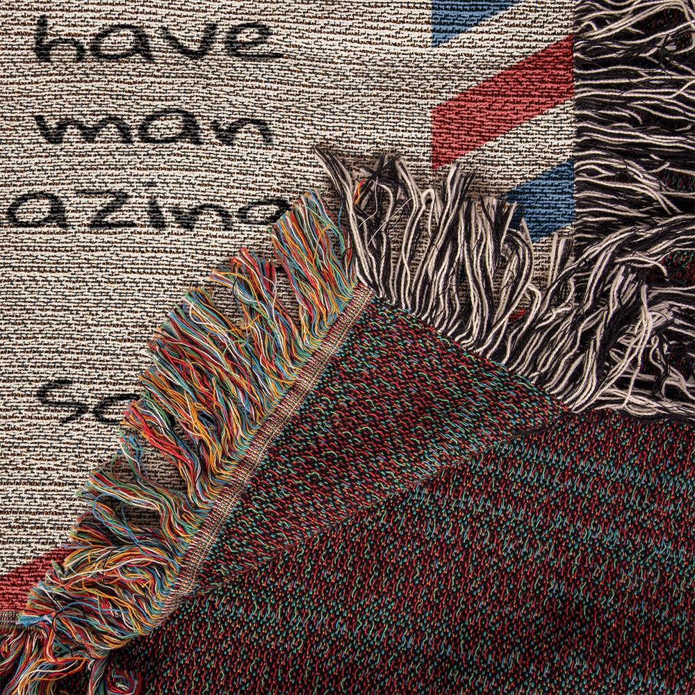 To My Boyfriend's Mom - 100% Cotton Woven Blanket - Giant Love Letter - WB05