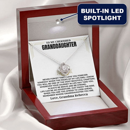 To My Cherished Granddaughter - Love Knot Gift Set - SS477V4