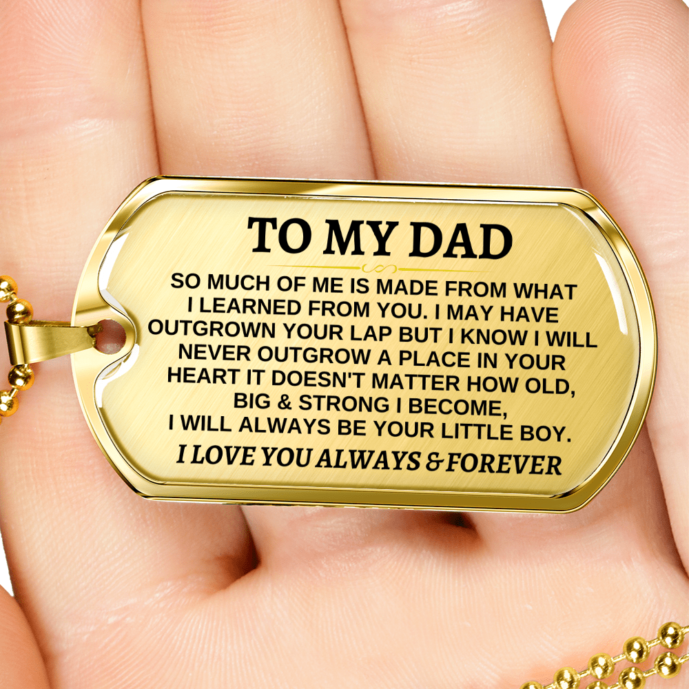 To My Dad | Always Be Your Little Boy | Beautiful Love Tag - SS296