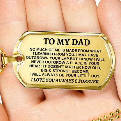 To My Dad | Always Be Your Little Boy | Beautiful Love Tag - SS296