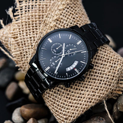 Dear Dad - Engraved Chronograph Watch - SS507