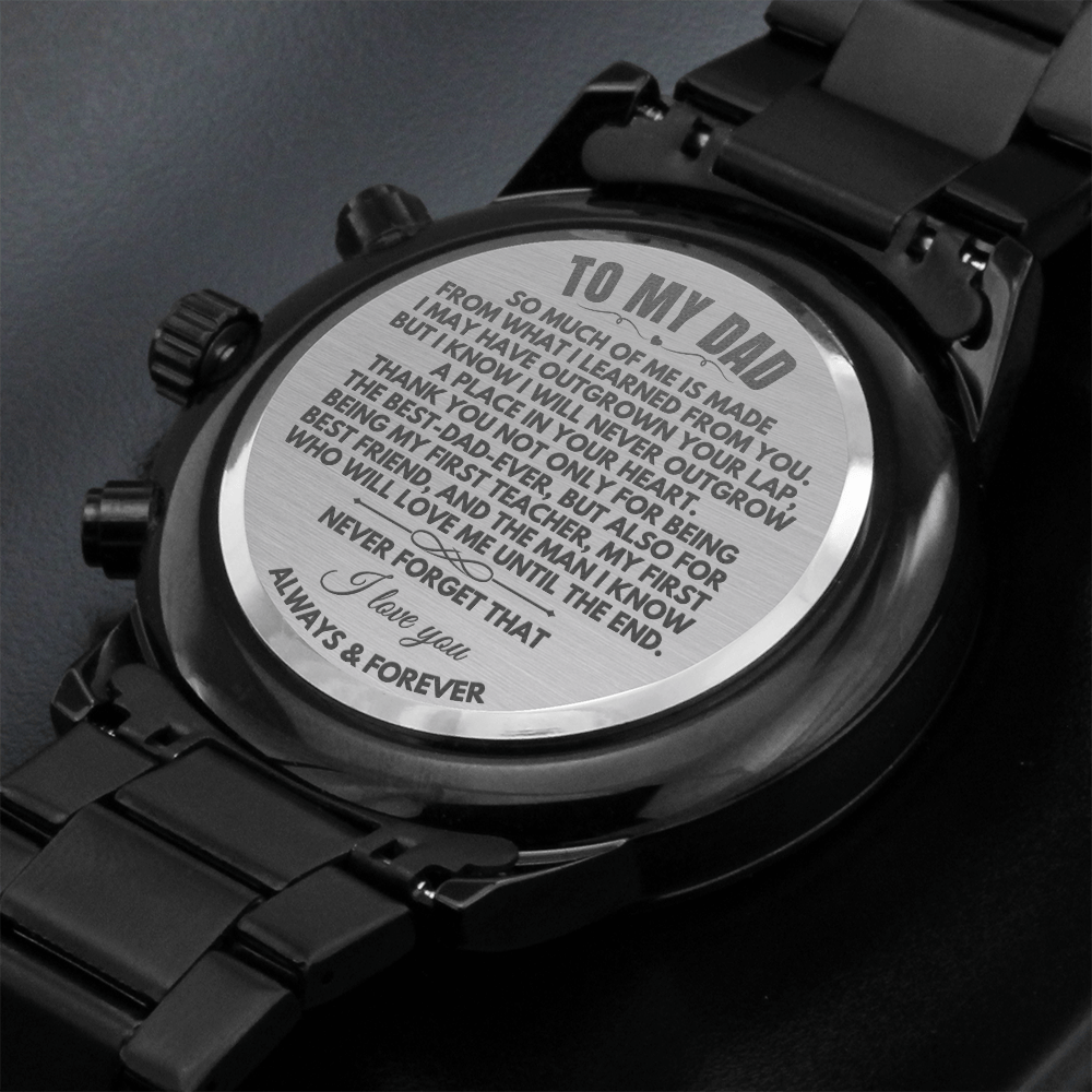 To My Dad - Engraved Premium Watch - SS198