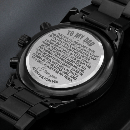 To My Dad - Engraved Premium Watch - SS199