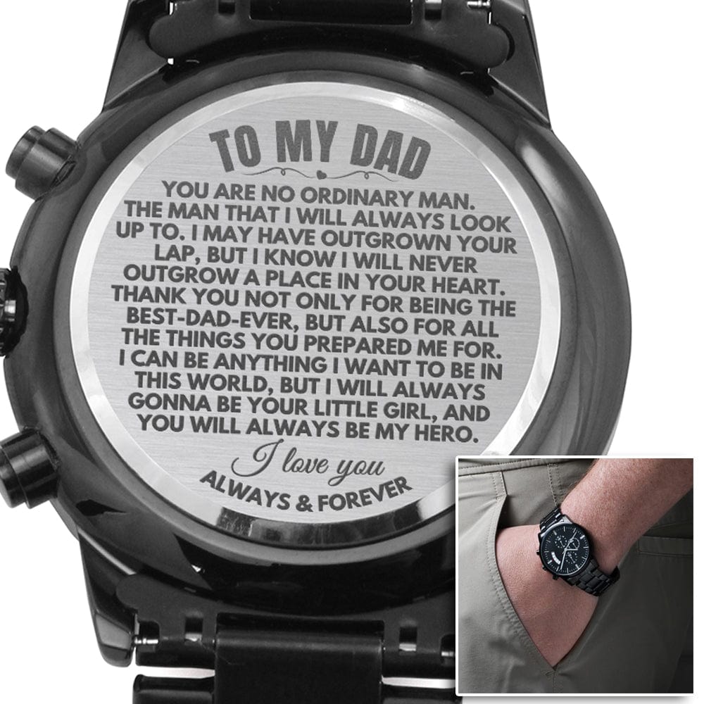 To My Dad - Engraved Premium Watch - SS199