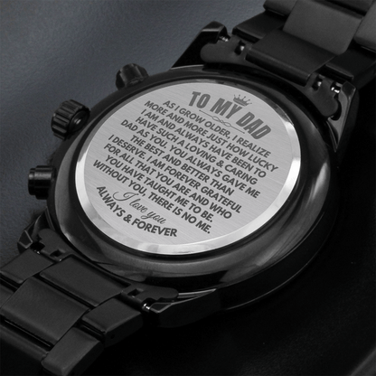 To My Dad - Engraved Premium Watch - SS218