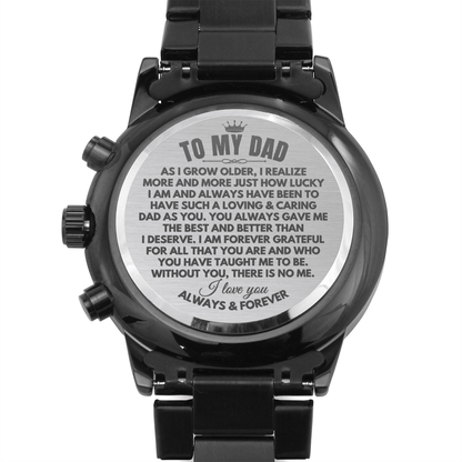 To My Dad - Engraved Premium Watch - SS218