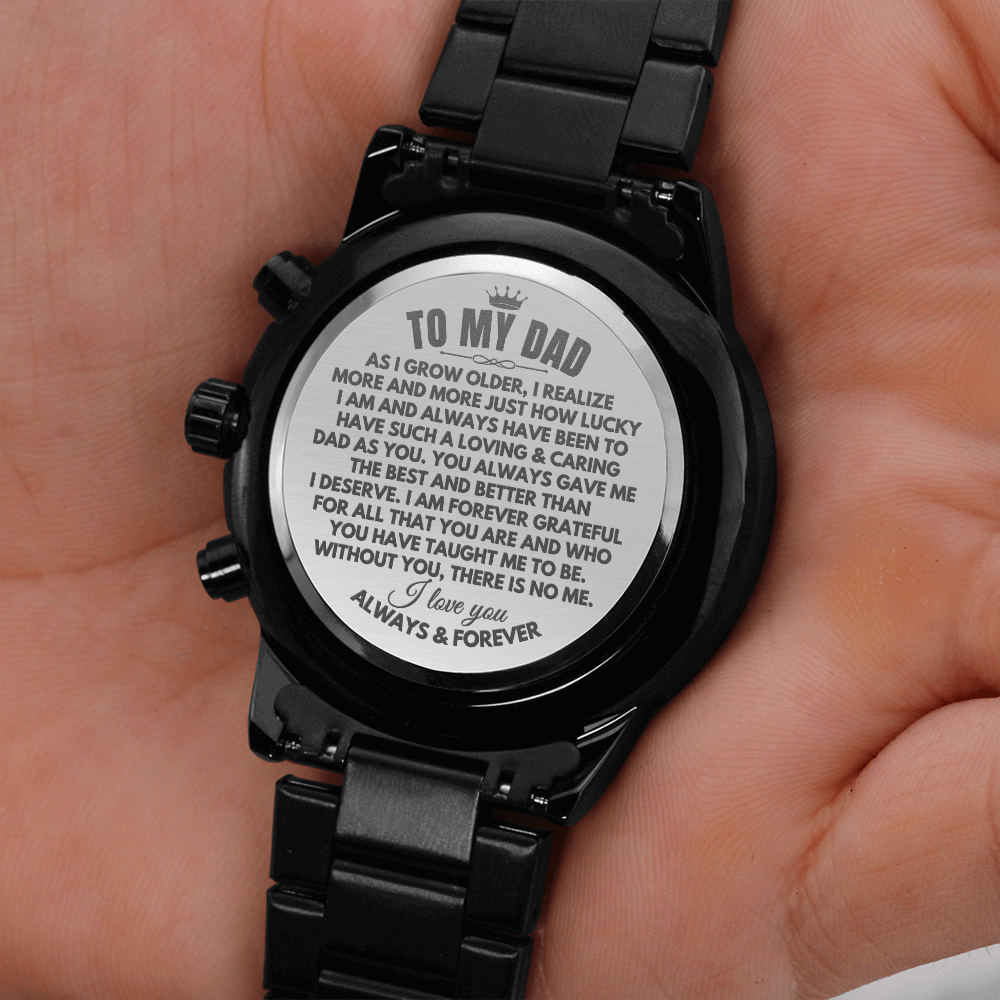 To My Dad - Engraved Premium Watch - SS218