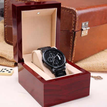 To My Dad - From Daughter - Engraved Premium Watch - SS236