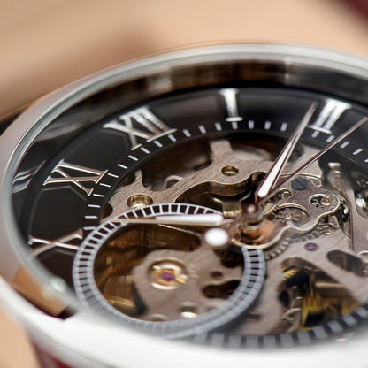 To My Dad - Premium Automatic Openwork Watch - Gift Set - SS245