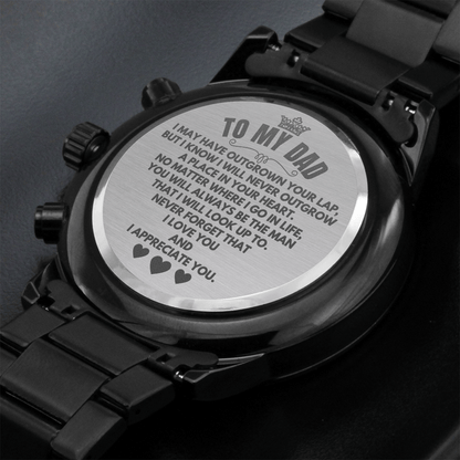 To My Dad - The Man - Engraved Premium Watch - SS244