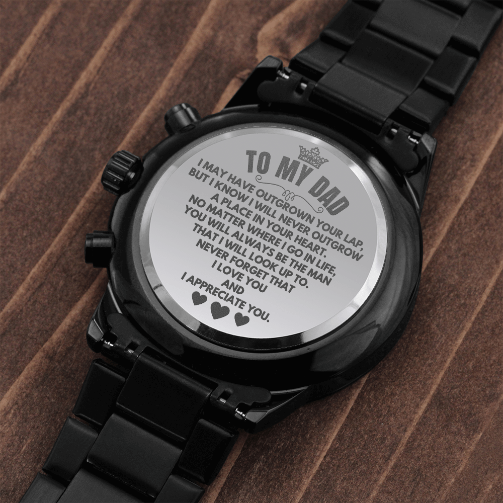 To My Dad - The Man - Engraved Premium Watch - SS244
