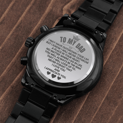 To My Dad - The Man - Engraved Premium Watch - SS244
