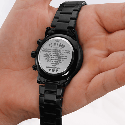 To My Dad - The Man - Engraved Premium Watch - SS244