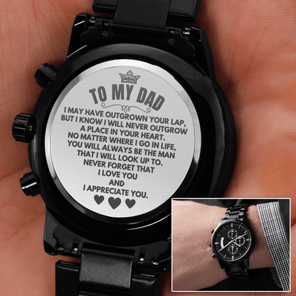 To My Dad - The Man - Engraved Premium Watch - SS244