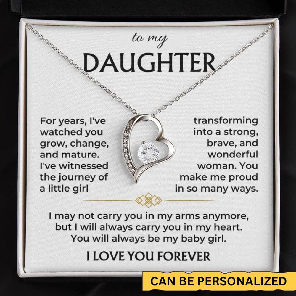 To My Daughter - Always Be My Baby Girl - Necklace Gift Set - SS565