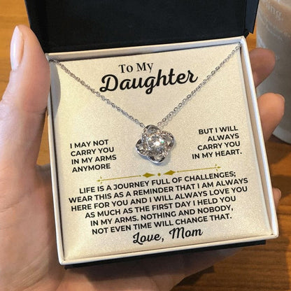 To My Daughter - Always Here For You - Love Knot Gift Set - SS446