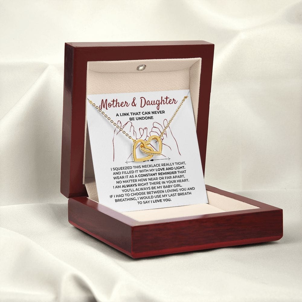 To My Daughter - Beautiful Linked Hearts Gift Set - SS397