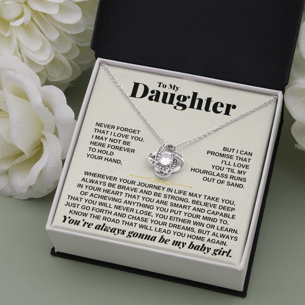 To My Daughter - Beautiful Love Knot Gift Set - SS249