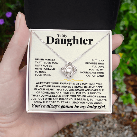 To My Daughter - Beautiful Love Knot Gift Set - SS249