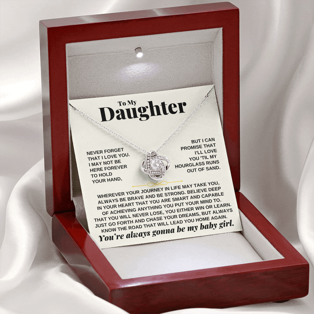To My Daughter - Beautiful Love Knot Gift Set - SS249