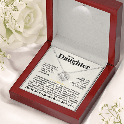 To My Daughter - Beautiful Love Knot Gift Set - SS249