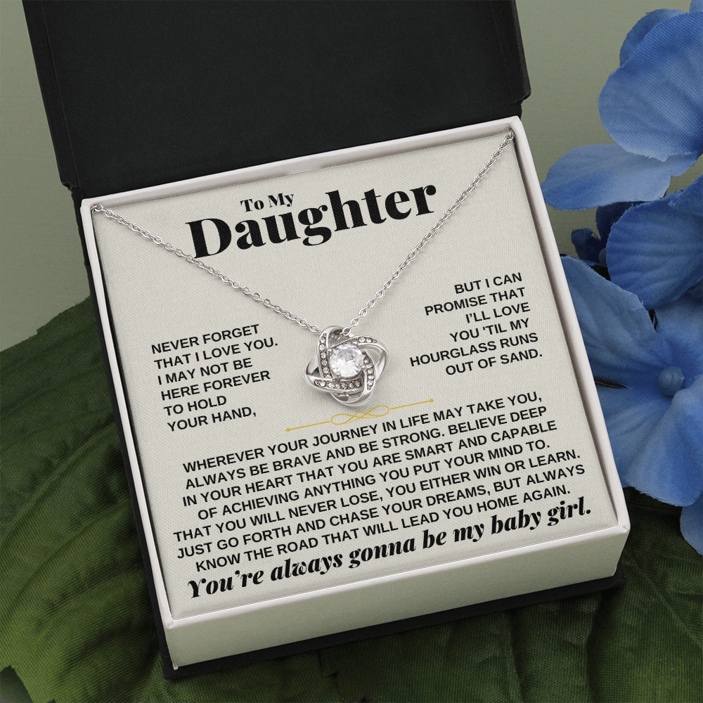 To My Daughter - Beautiful Love Knot Gift Set - SS249