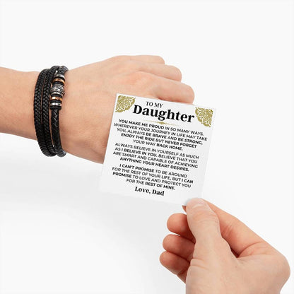 To My Daughter | Braided Bracelet Gift Set - SS566