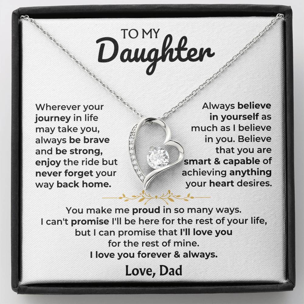 To My Daughter - Dad - Forever Love Gift Set - SS318V3