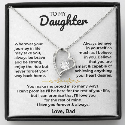 To My Daughter - Dad - Forever Love Gift Set - SS318V3