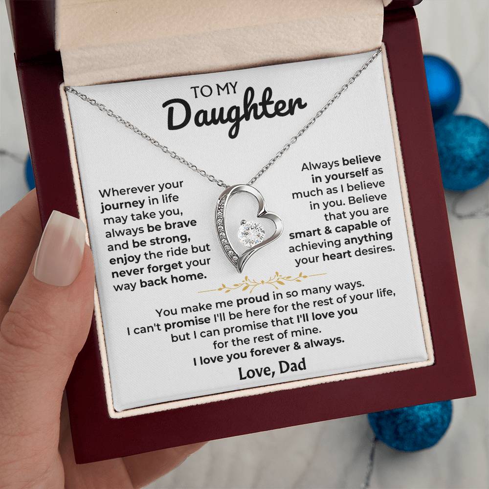 To My Daughter - Dad - Forever Love Gift Set - SS318V3