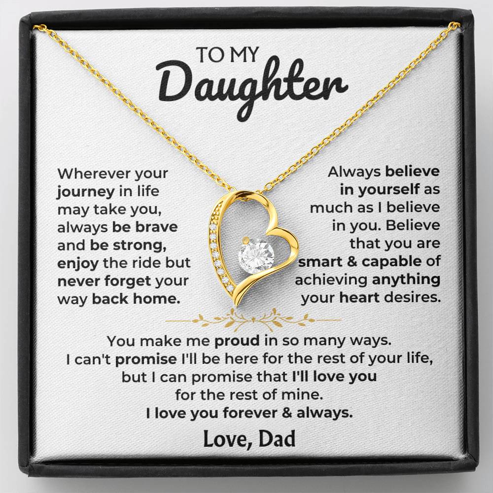 To My Daughter - Dad - Forever Love Gift Set - SS318V3