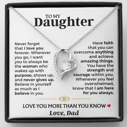 To My Daughter - Dad - Love You More Than You Know - Gift Set - SS604D