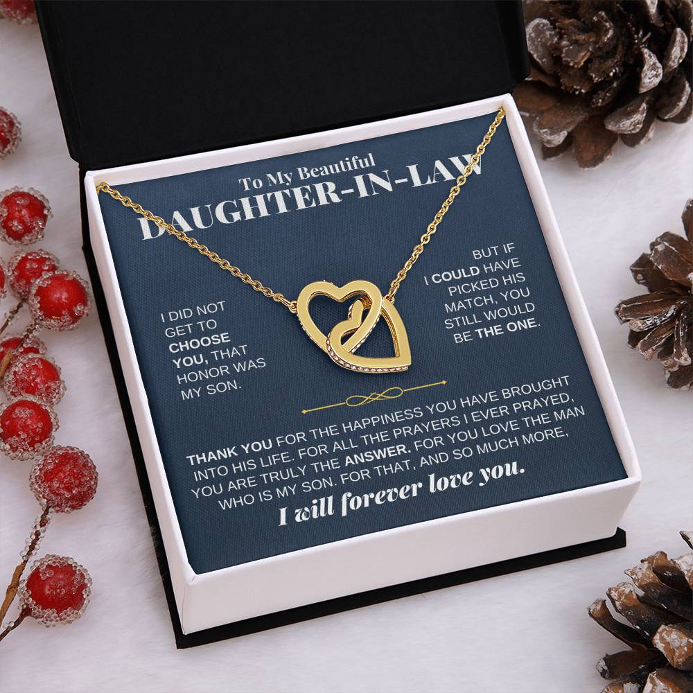 To My Daughter-in-law - Thank you for loving my son - Gift Set - SS232