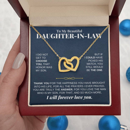 To My Daughter-in-law - Thank you for loving my son - Gift Set - SS232