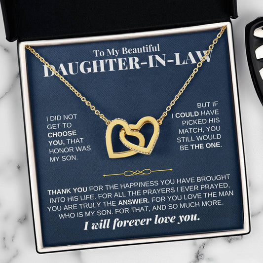 To My Daughter-in-law - Thank you for loving my son - Gift Set - SS232