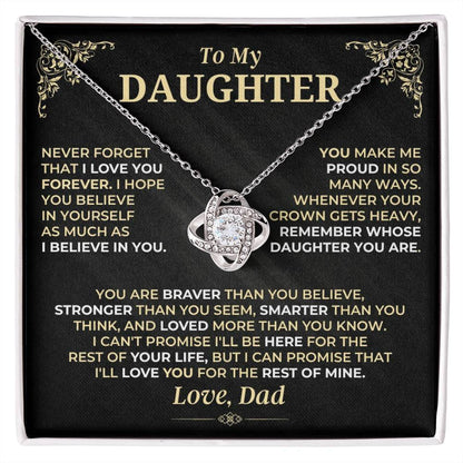 To My Daughter - Love Dad - Beautiful Gift Set - SS490V4