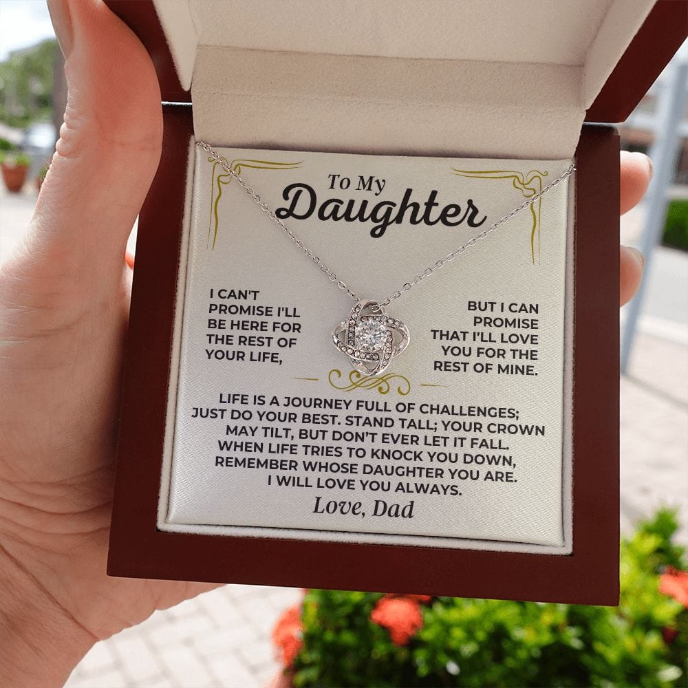 To My Daughter - Love Dad - Love Knot Gift Set - SS433V2