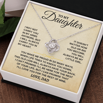 To My Daughter - Love Dad - Necklace Gift Set - SS271