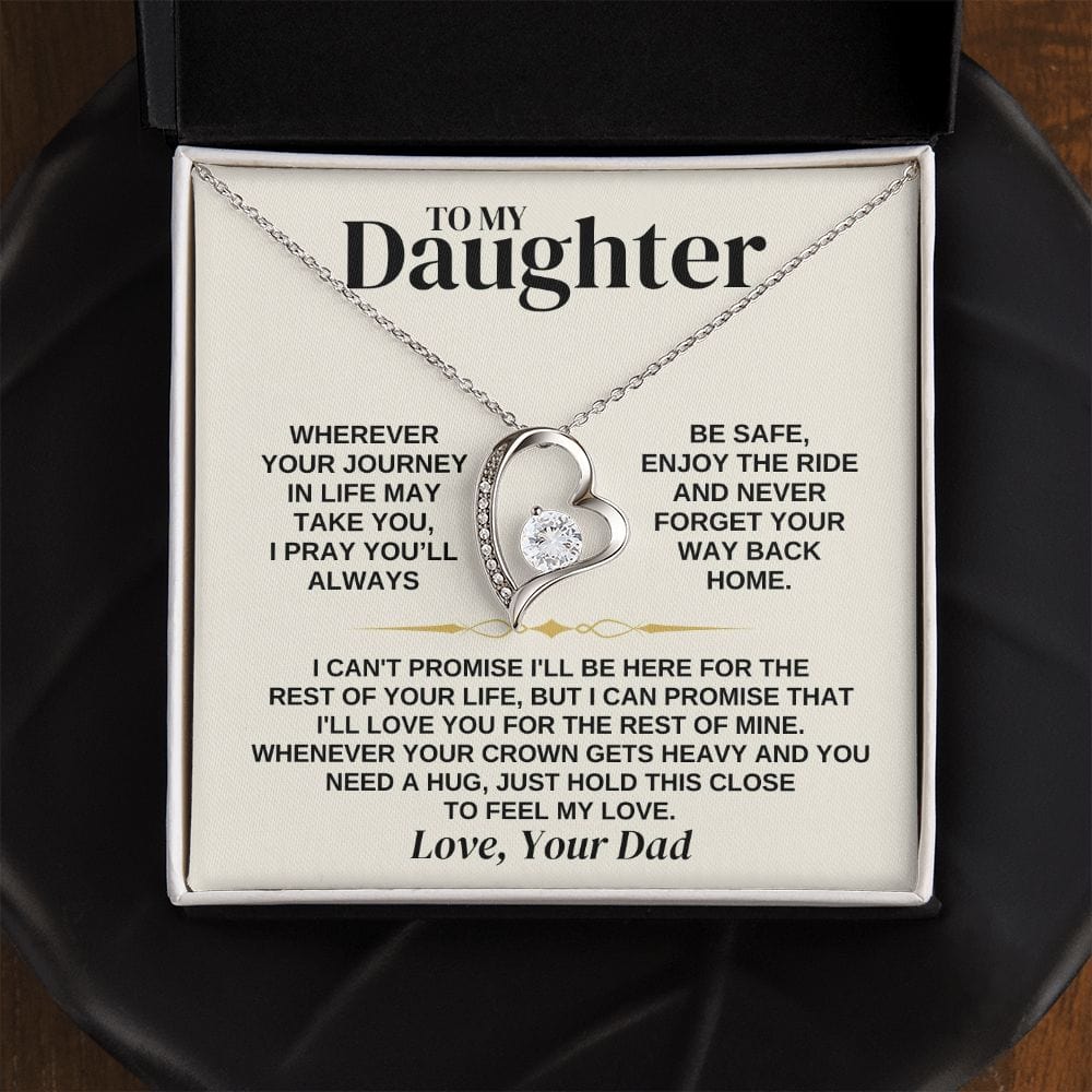 To My Daughter - Love Dad - Necklace Gift Set - SS308