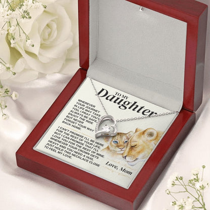 To My Daughter - Love Mom - Necklace Gift Set - SS308V2