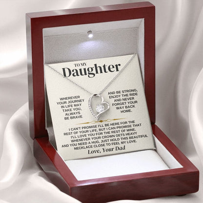 To My Daughter - Love Dad - Necklace Gift Set - SS310D