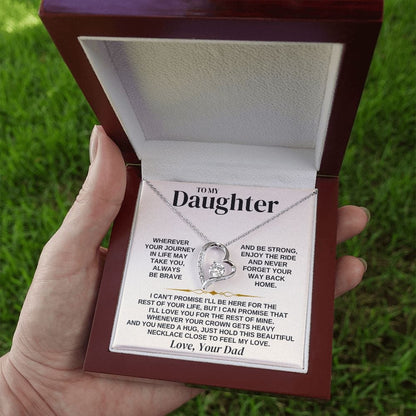 To My Daughter - Love Dad - Necklace Gift Set - SS310D