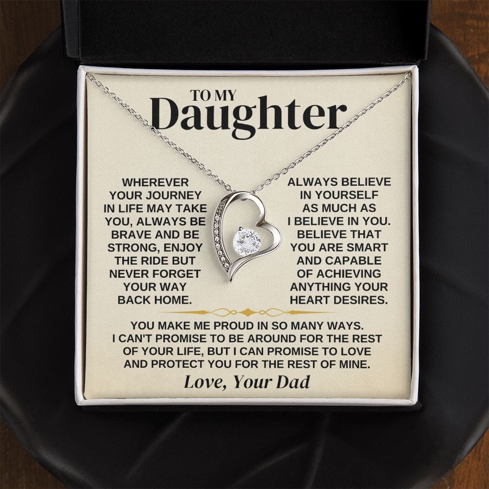 To My Daughter - Love Dad - Necklace Gift Set - SS318