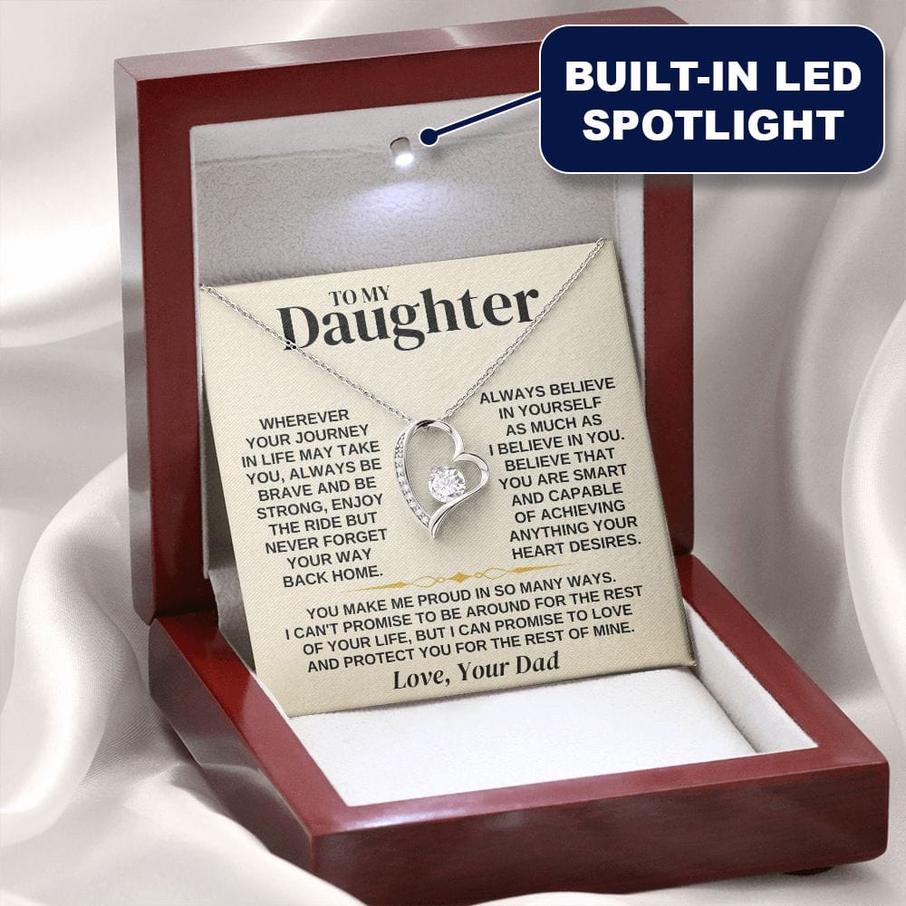 To My Daughter - Love Dad - Necklace Gift Set - SS318