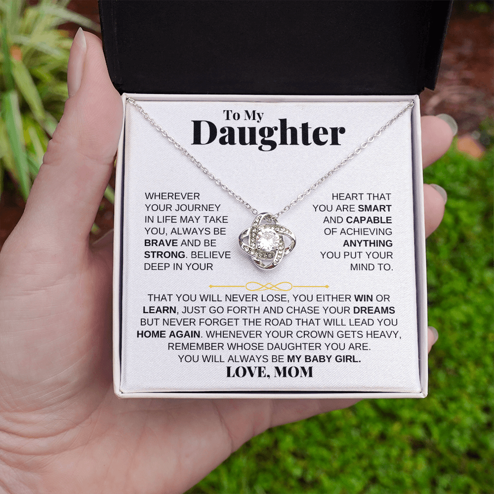 To My Daughter - Love Knot Gift Set - From Mom - SS204LKM