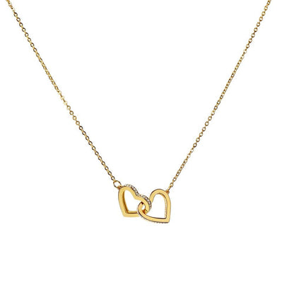 To My Daughter - Love Mom - Interlocked Hearts Gift Set - SS409