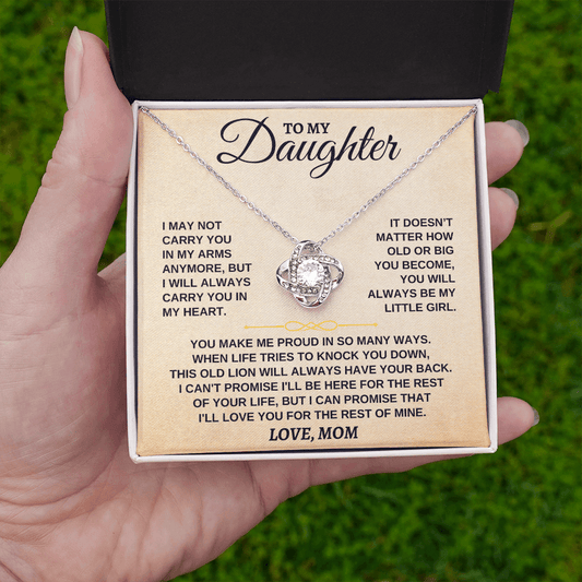 To My Daughter - Love Mom - Necklace Gift Set - SS271M