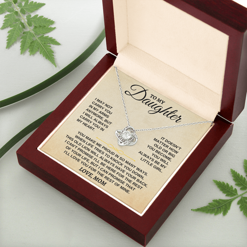 To My Daughter - Love Mom - Necklace Gift Set - SS271M
